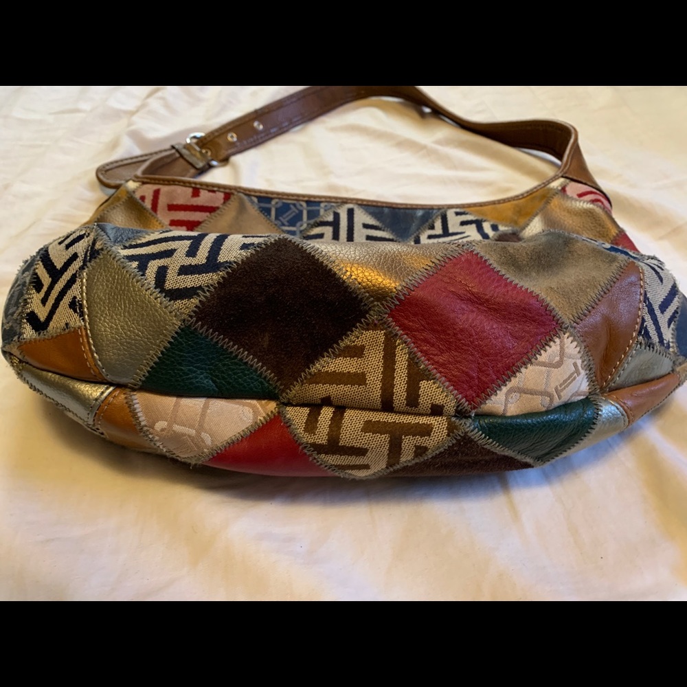 Tignanello Multicolor Patchwork Style Handbag - image 5